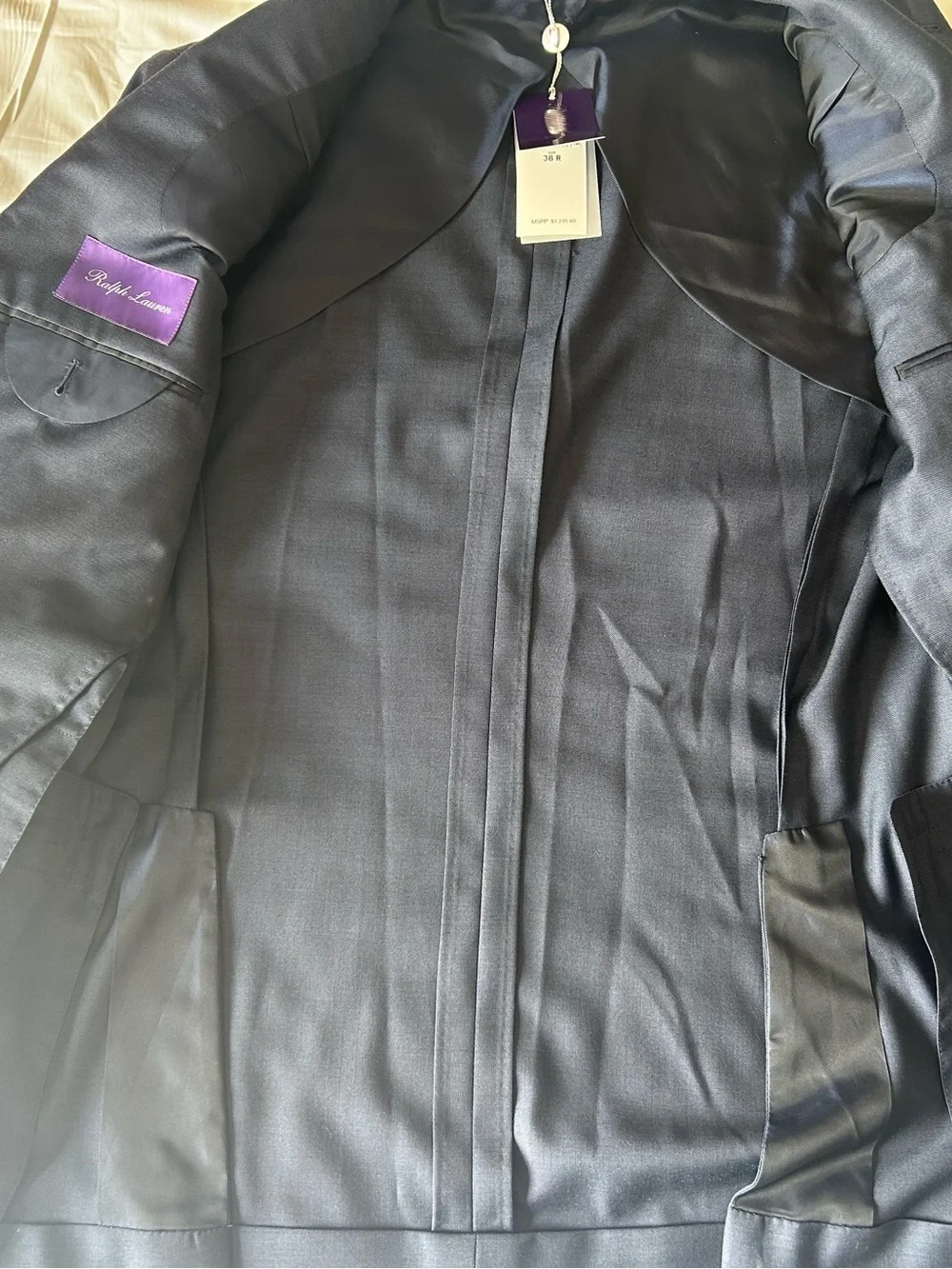 Men’s BRAND NEW RALPH LAUREN PURPLE LABEL Suit Sz 38R